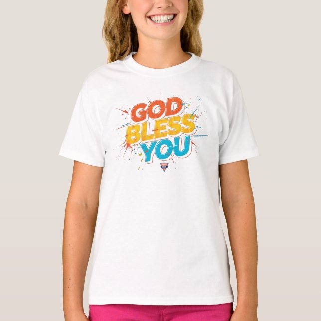 Välsigna dig du t shirt (Framsida)