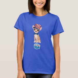 Välsigna dig Förenta staterna Chihuahua T Shirt
