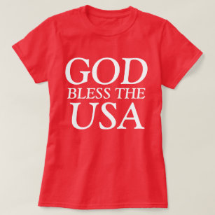 Välsigna dig Förenta staterna Tee Shirt