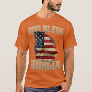 Välsigna dig Georgia Gift Proud Strong Fantastisk  T Shirt