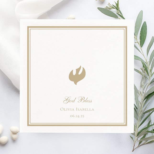 Välsigna dig Girl Bekräftelse Pappersservett (Skapare uppladdad)