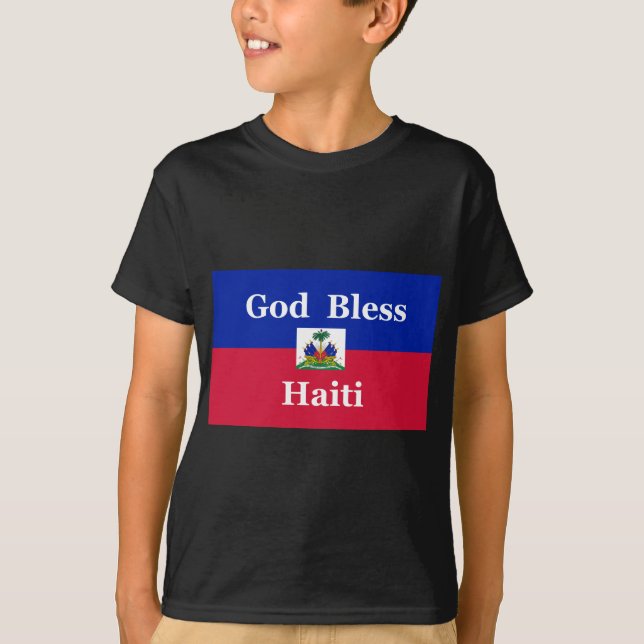 Välsigna dig Haiti T-shirt (Framsida)