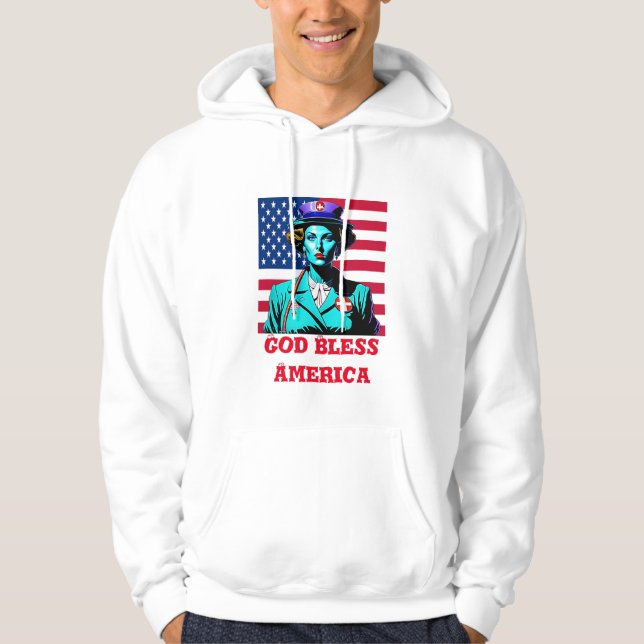 Välsigna dig hoodie (Framsida)