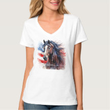 Välsigna dig i USA Patriotic Horse