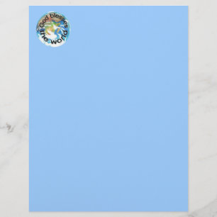 Välsigna dig i världen, andlig-letterhead