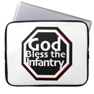 Välsigna dig: Infantry print novelty: Militär the Laptop Fodral