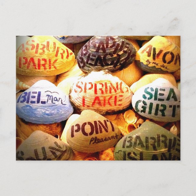 välsigna dig Jersey Shore. Vykort (Framsida)