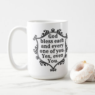 Välsigna dig-kaffe Mugg