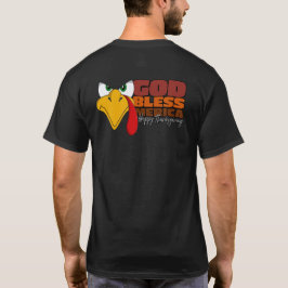 Välsigna dig Merica Happy thanksgiving Helgdag Tur T Shirt