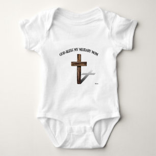 VÄLSIGNA DIG MIN MILITÄRA MAMMA med kraftfullkor T Shirt