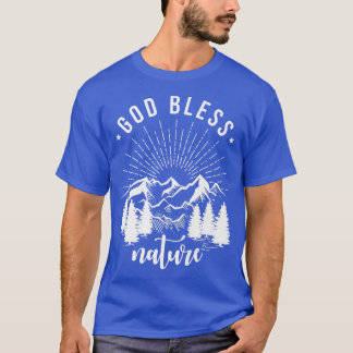 Välsigna dig NatureMountains Forest TreeNature Pre T Shirt