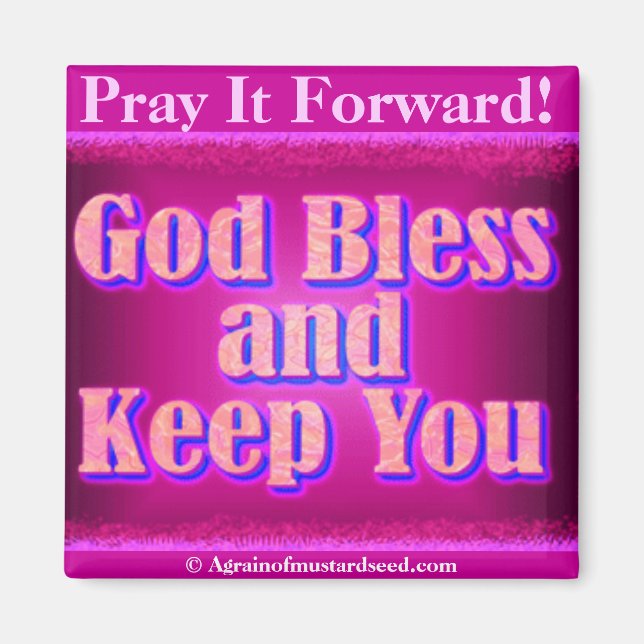 Välsigna dig och Behålla dig Magnet (Framsidan)