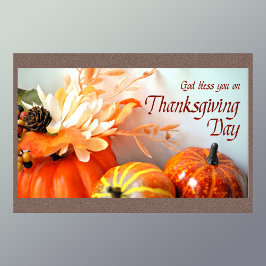 Välsigna dig på Thanksgivingen Poster