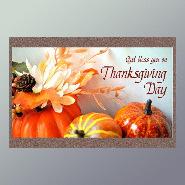 Välsigna dig på Thanksgivingen Poster (Skapare uppladdad)