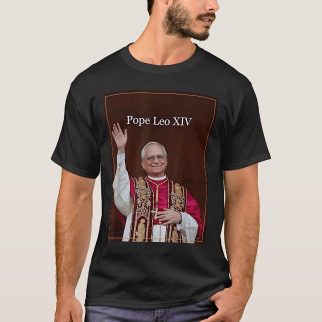 Välsigna dig Pope Leo Xiv 1 T Shirt (Framsida)