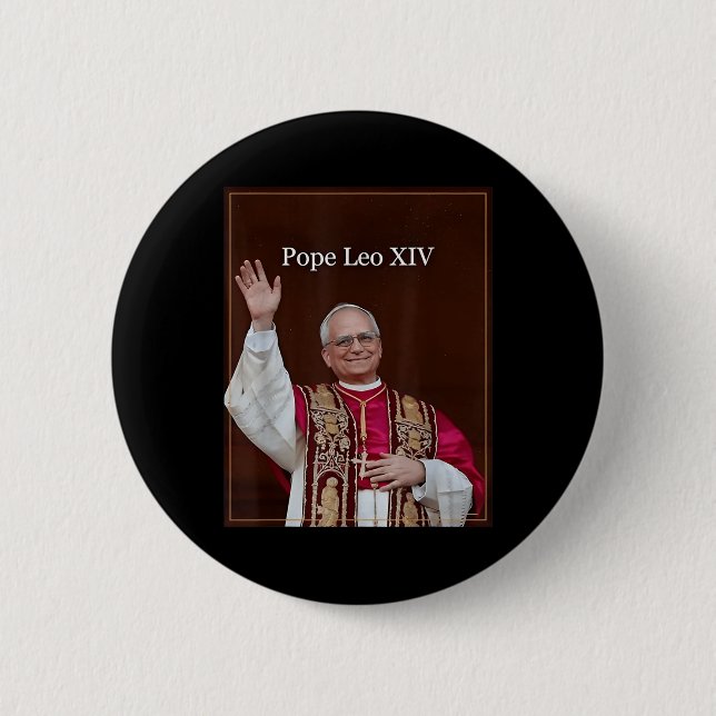 Välsigna dig Pope Leo Xiv 5 Knapp (Framsida)