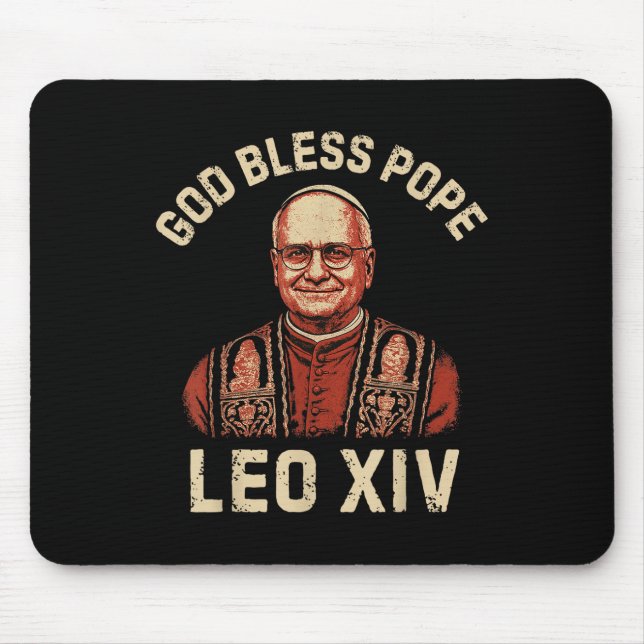 Välsigna dig Pope Leo Xiv 6 Musmatta (Framsidan)