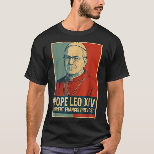 Välsigna dig Pope Leo Xiv 8 T Shirt (Framsida)