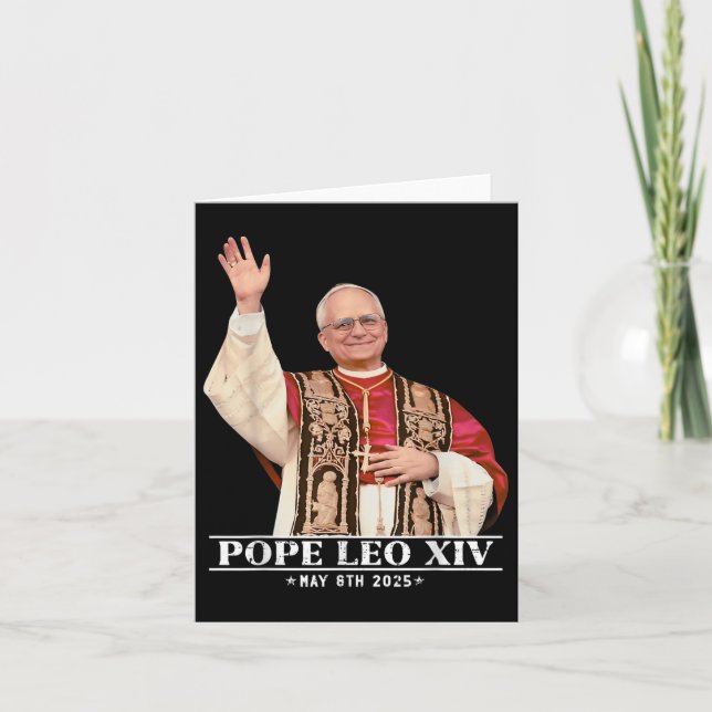 Välsigna dig Pope Leo Xiv_9 Kort (Framsida)