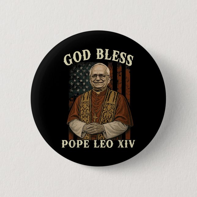 Välsigna dig Pope Leo Xiv Habemus Papam katolik Ch Knapp (Framsida)