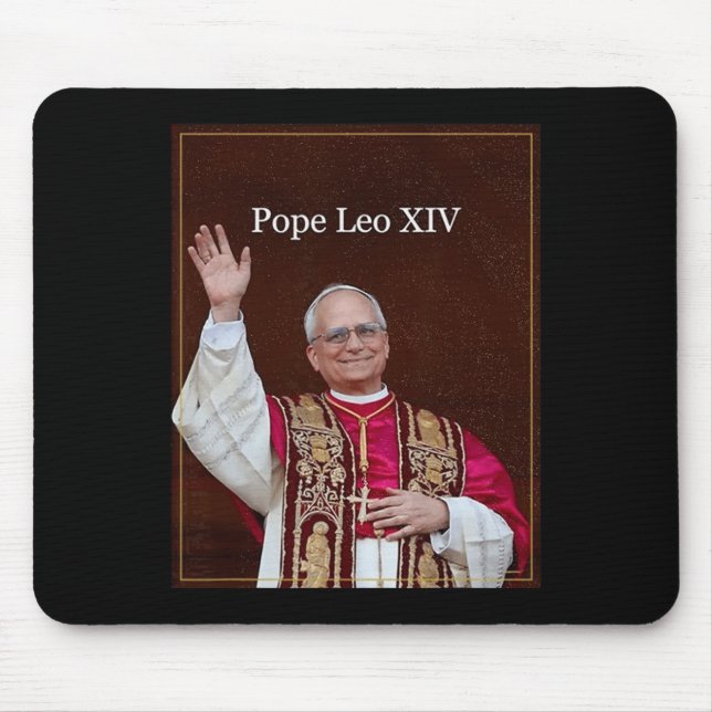 Välsigna dig Pope Leo Xiv Shirt Musmatta (Framsidan)