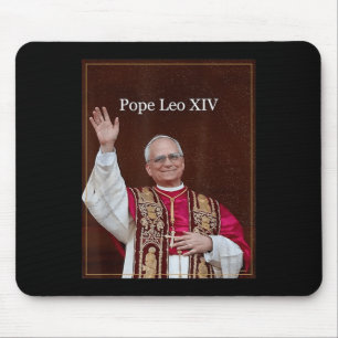 Välsigna dig Pope Leo Xiv Shirt, påve Leo Xiv Musmatta