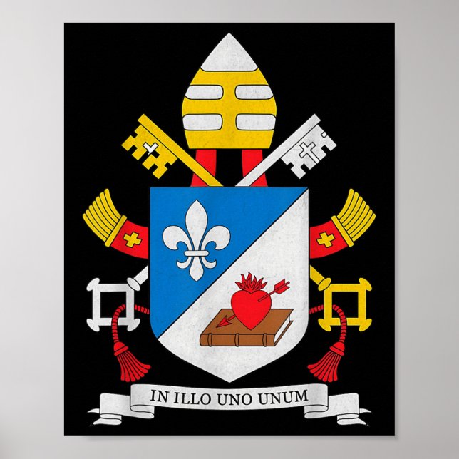 Välsigna dig Pope Leo Xiv symbol Leone Xiv Poster (Framsidan)