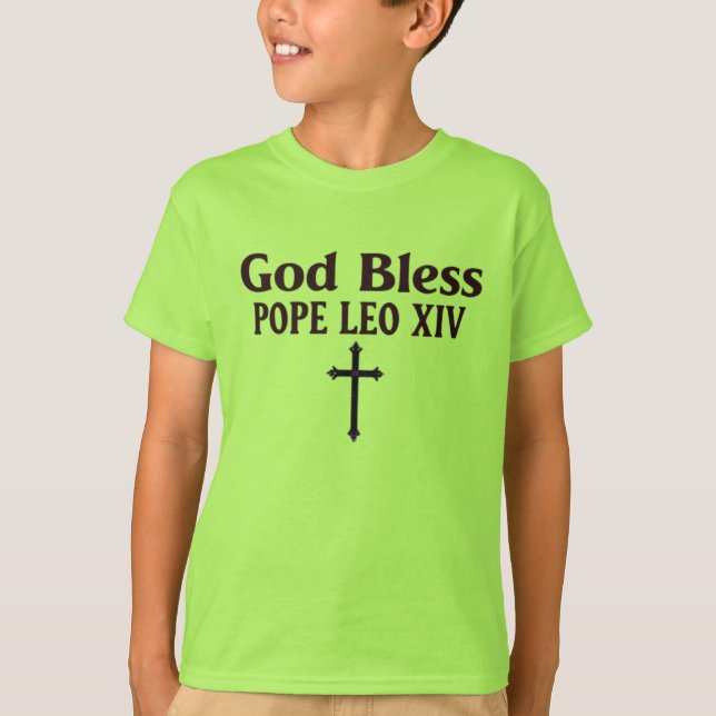 Välsigna dig Pope Leo XIV T Shirt (Framsida)