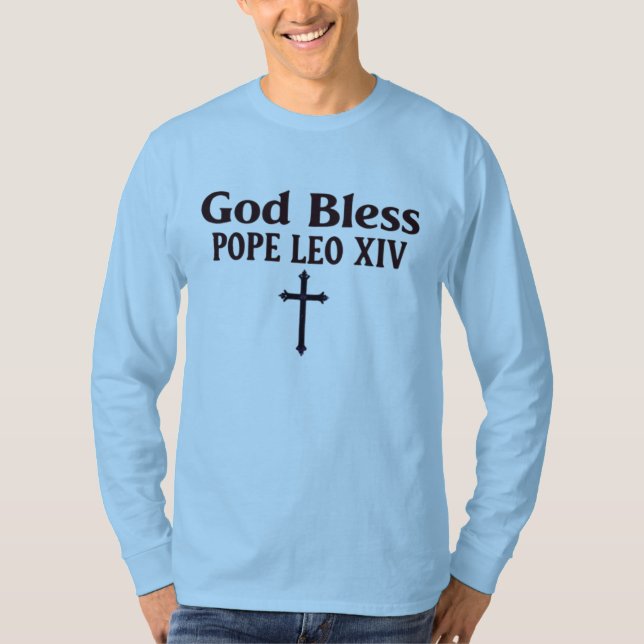 Välsigna dig Pope Leo XIV T Shirt (Framsida)