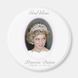 Välsigna dig Princess Diana Magnet