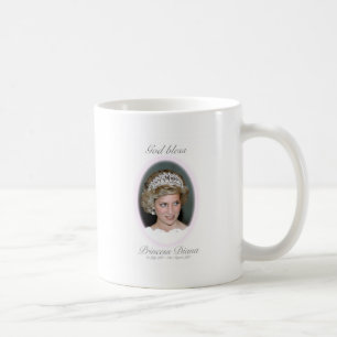 Välsigna dig Princess Diana - Minnesnamn Kaffemugg