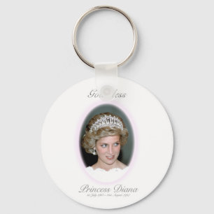 Välsigna dig Princess Diana - Minnesnamn Nyckelring