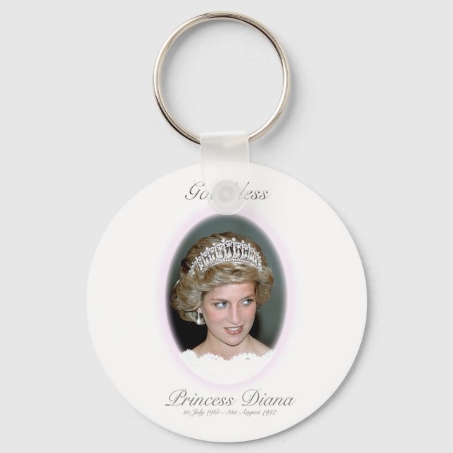 Välsigna dig Princess Diana Nyckelring (Framsida)