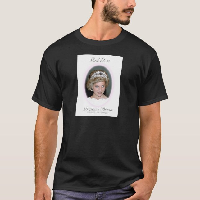 Välsigna dig Princess Diana Remfamance T Shirt (Framsida)