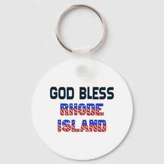 Välsigna dig Rhode island Nyckelring