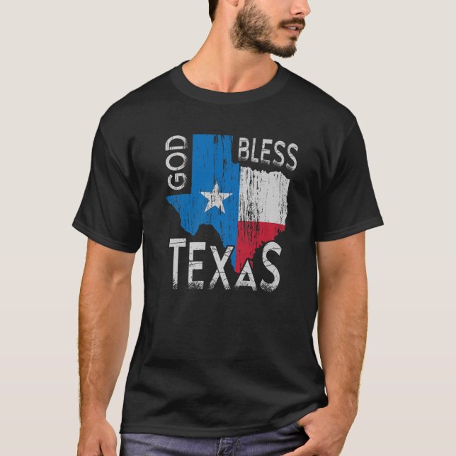 Välsigna dig Texas Ohio T Shirt (Framsida)