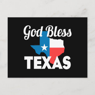 välsigna dig Texas Vykort
