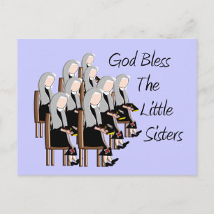 välsigna dig The Little Sisters Vykort