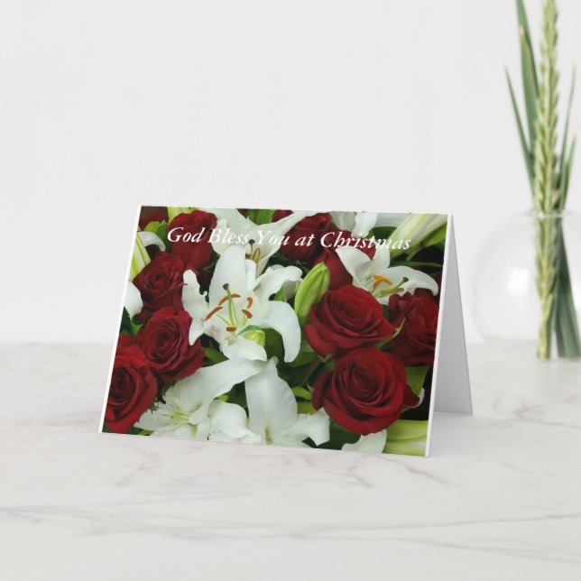 Välsigna dig till jul helgkort (Framsida)