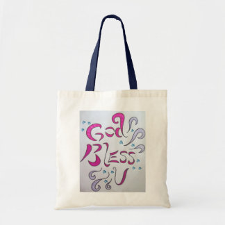 Välsigna dig U hänger lös Tygkasse