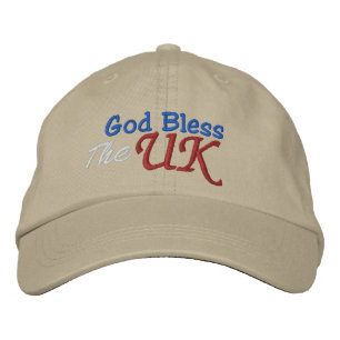 Välsigna dig, UK Cap Template efter SRF Broderad Keps