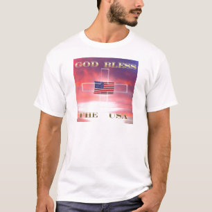 Välsigna dig USA T Shirt