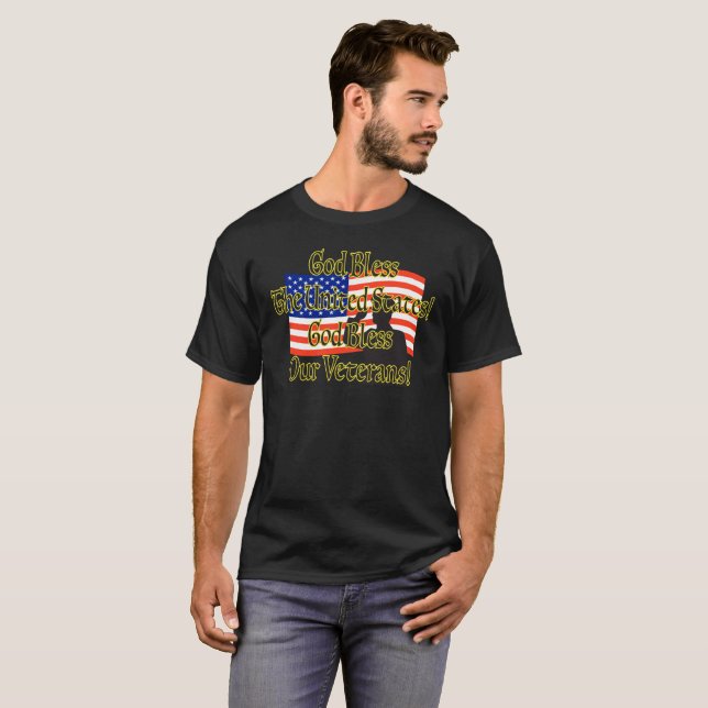 VÄLSIGNA DIG VÅR VETERANT-TRÖJA T-SHIRT (Hel framsida)