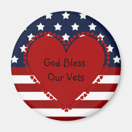 Välsigna dig vår Vets Magnet