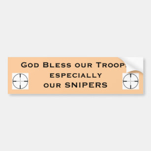 Välsigna dig våra speciellla soldater… bildekal