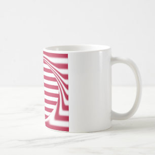 Välsigna dig vårt hem: USA flagga Swirl Art Kaffemugg