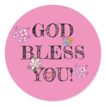 Välsigna dig You Blommigt Rosa