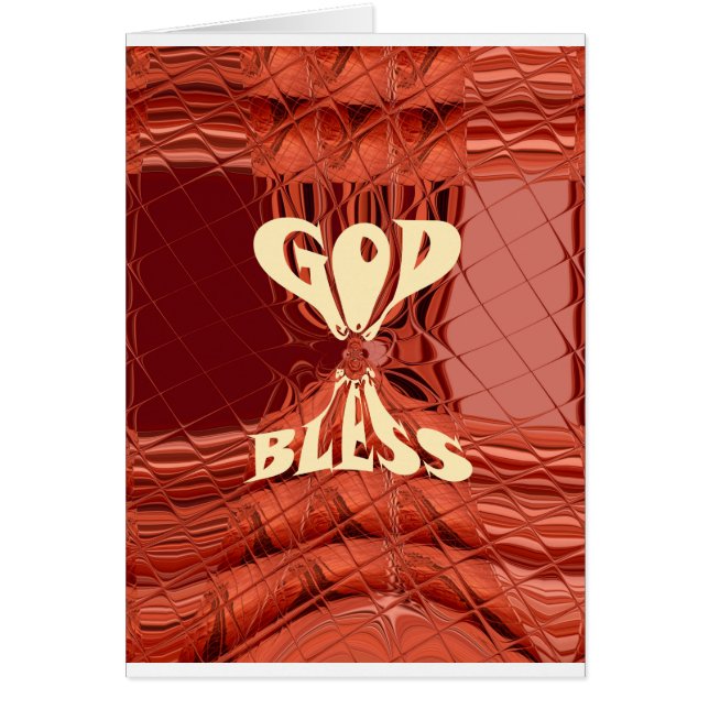 Välsigna dig You Golden kenya Hakuna Matata Giraff Hälsningskort (Framsidan)