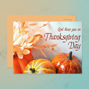 Välsigna dig You Thanksgiving Helg Vykort