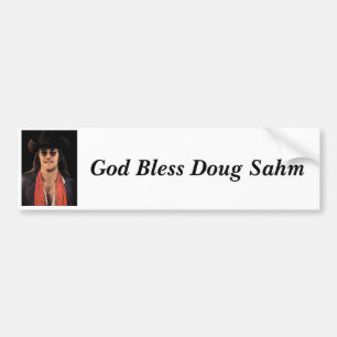 Välsigna digDoug Sahm bildekal